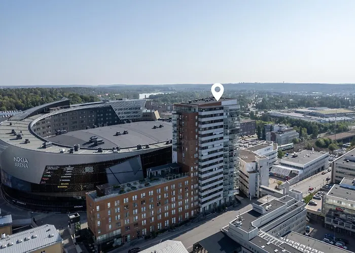 Modern 1br With Amazing Views, Balcony & Sauna Apartment