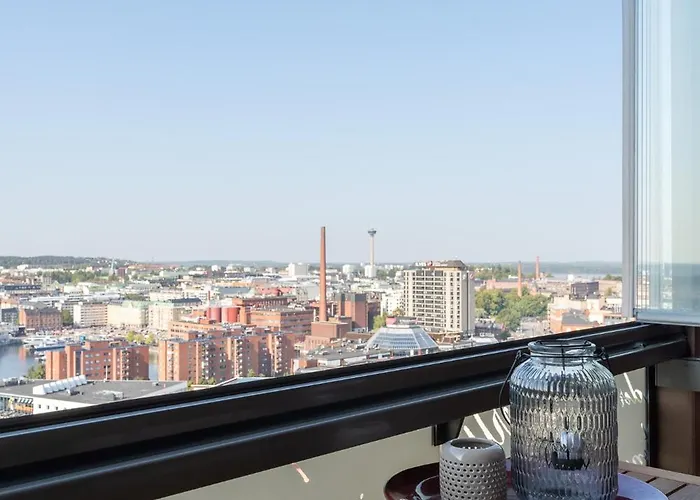 Apartment Modern 1br With Amazing Views, Balcony & Sauna *