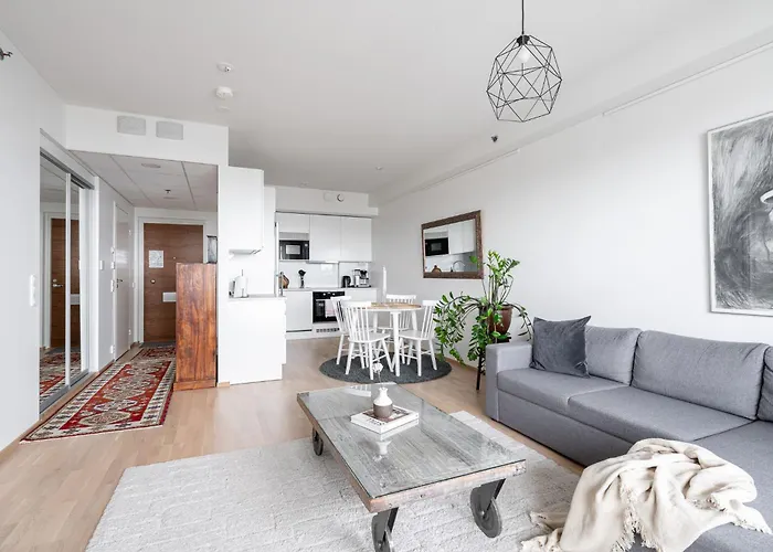 Modern 1br With Amazing Views, Balcony & Sauna Apartment Tampere